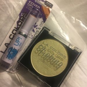 NWT L.A. COLORS concealer & highlighter bundle